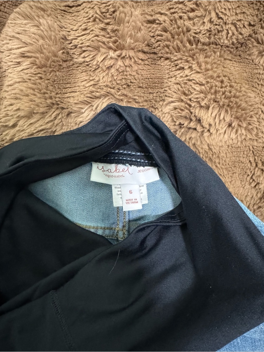 Maternity Skinny Jeans with Blue Stretch Waist - Light Blue - Picture 4 of 4